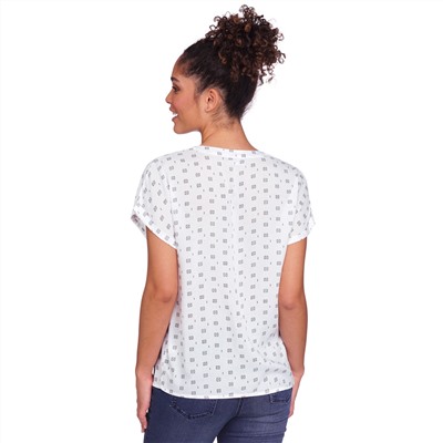 Damen Bluse mit Allover-Print