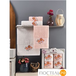 11850 Комп. Пол. MERZUKA махр. в короб. (50*90/2)(70*140/2) 4 шт. LARA пудра