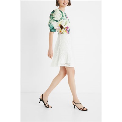 Blusa corta cremallera trasera
