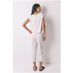 Pijama Capri viscosa gris soft touch