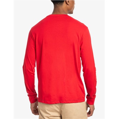 COLORBLOCK PIECED LONG SLEEVE T-SHIRT