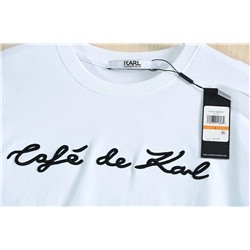 Повседневная прямая футболка KARL LAGERFEL*D ОРИГИНАЛ!