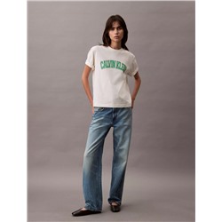 Boxy Varsity Logo T-Shirt