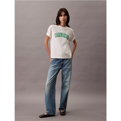 Boxy Varsity Logo T-Shirt