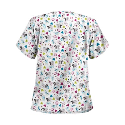 UA Fall Favorite Silver Scrub Top