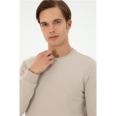 Erkek Taş Sweatshirt
