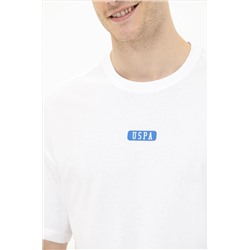 Erkek Beyaz Oversize Bisiklet Yaka Tişört