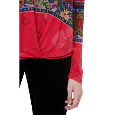 Camiseta cenefas flores