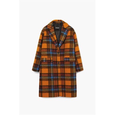 ABRIGO CUADROS OVERSIZE