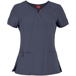 Dickies Xtreme STRETCH Scrubs Contemporary Fit Round Neck Top