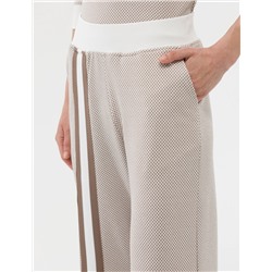 Krem Flare Fit Eşofman Altı