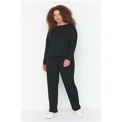 Trendyol Curve Selanik Örme Pijama Takımı TBBAW23AI00002