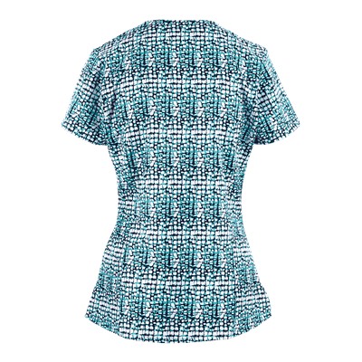 Barco One Scrubs Velocity Print Top