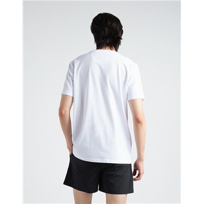 Reflective Technical T-shirt, Men, White