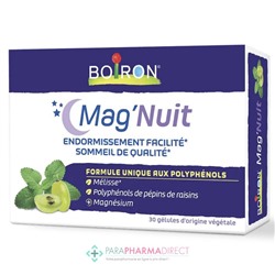 Boiron Mag'Nuit - Endormissement Facilité, Sommeil de Qualité 30 gélules