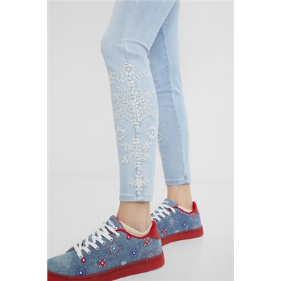 Pantalón vaquero skinny tobillero