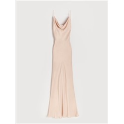 Maxikleid in Lingerie-Optik