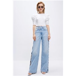Crop top Blanco