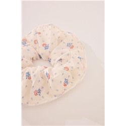 Maxi scrunchie estampado crudo