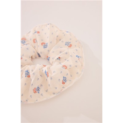 Maxi scrunchie estampado crudo
