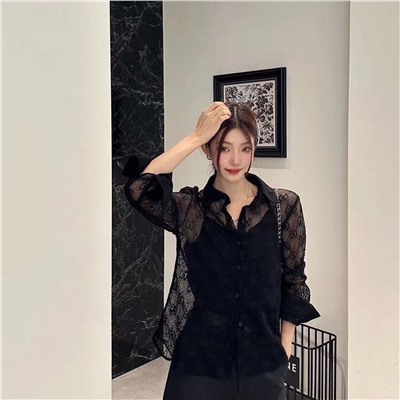 Рубашка сетчатая Gucc*i  Реплика