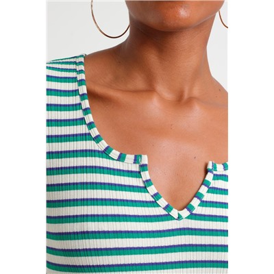 Camiseta Verde y blanco