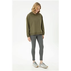 Kadın Haki Sweatshirt