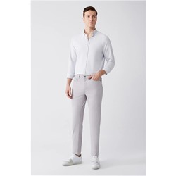 Avva Erkek Taş Armürlü Esnek 5 Cepli Slim Fit Dar Kesim Kanvas Pantolon E003055