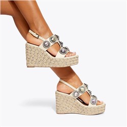 OCTAVIA ESPADRILLE WEDGE KURT GEIGER LONDON