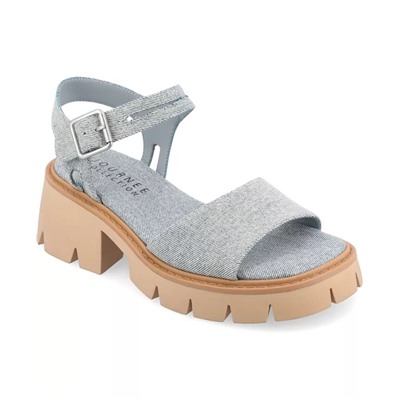 JOURNEE COLLECTION Women's Tillee Treaded Outsole Platform Sandals