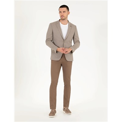 Açık Kahverengi Blazer Ceket