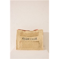 Bolso grande rafia