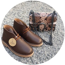 AB.Z. SAFARY PIEL DOLLAR FP marron+Ab.Zapatos PELLE 23-36 (500) taupe АКЦИЯ