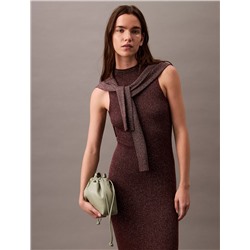 Lurex Midi Dress