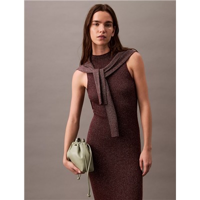 Lurex Midi Dress