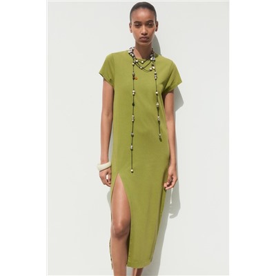 WASHED MIDI DRESS