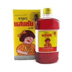 Детский витаминный сироп на основе меда и тайских трав Ya Man Kuman 360 мл / YA MAN KUMAN San Chang syrup for kids 360 ml