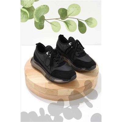 Bambi Siyah Paraşüt Kadın Sneaker K01991016167