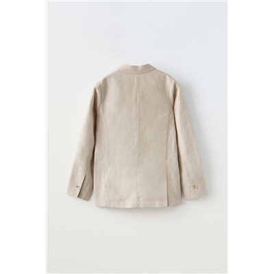 LINEN BLEND SUIT BLAZER