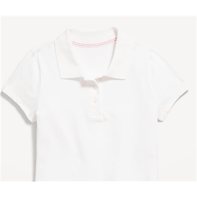 Uniform Pique Polo Shirt for Girls