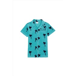 Erkek Çocuk Mint Yeşili Polo Yaka Tişört