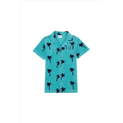 Erkek Çocuk Mint Yeşili Polo Yaka Tişört