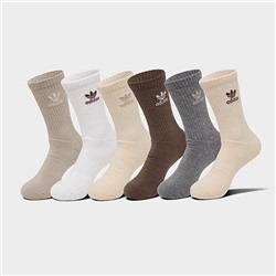 Women's adidas Originals Trefoil Cushion Crew Socks (6-Pack)