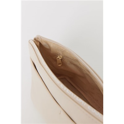 Neceser pequeño rubber beige