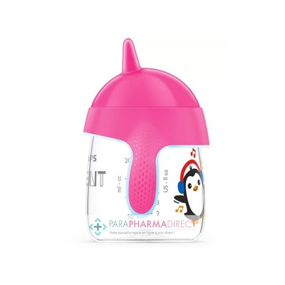 Avent Tasse Anti Fuite Rose 12m+ 260ml