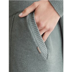 Прямые брюки из пряжи с кашемиром