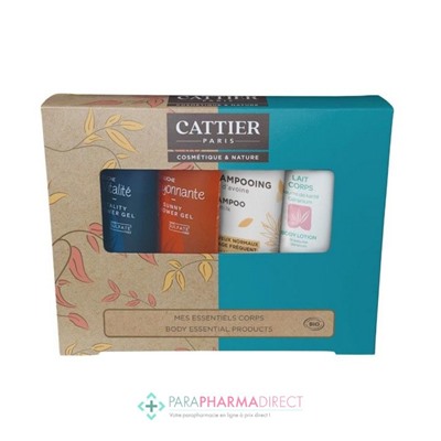 Cattier - Coffret Mes Essentiels Corps BIO