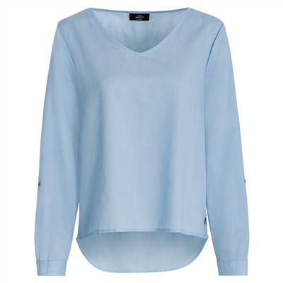 Damen Bluse mit V-Ausschnitt