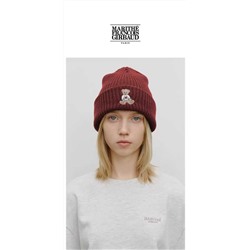 Шапка унисекс из смесовой шерсти MARITH*E ERANCOI*S GIRBAU*D с вышивкой, экспорт