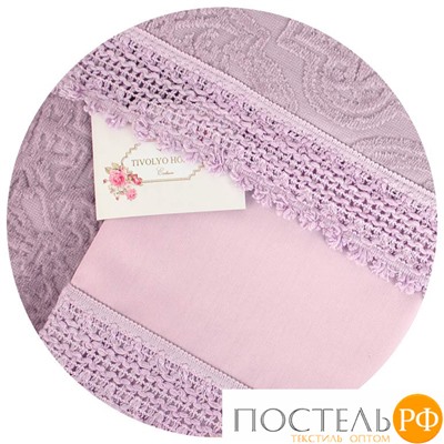 T1244T10058116 Tivolyo home LA PERLA покрывало пике лиловый